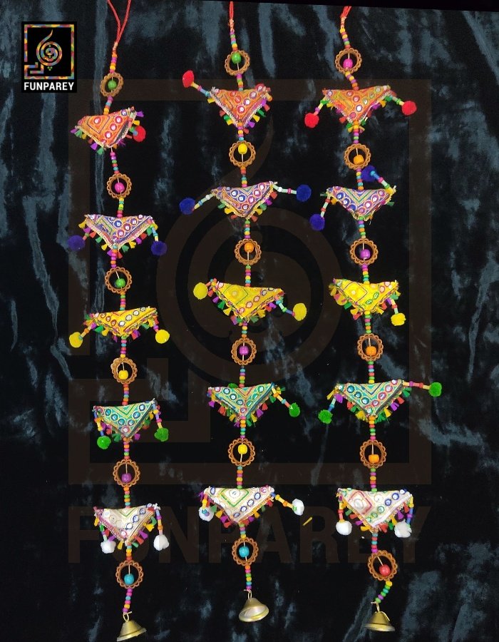 Handmade Antique Triangle Door Chime