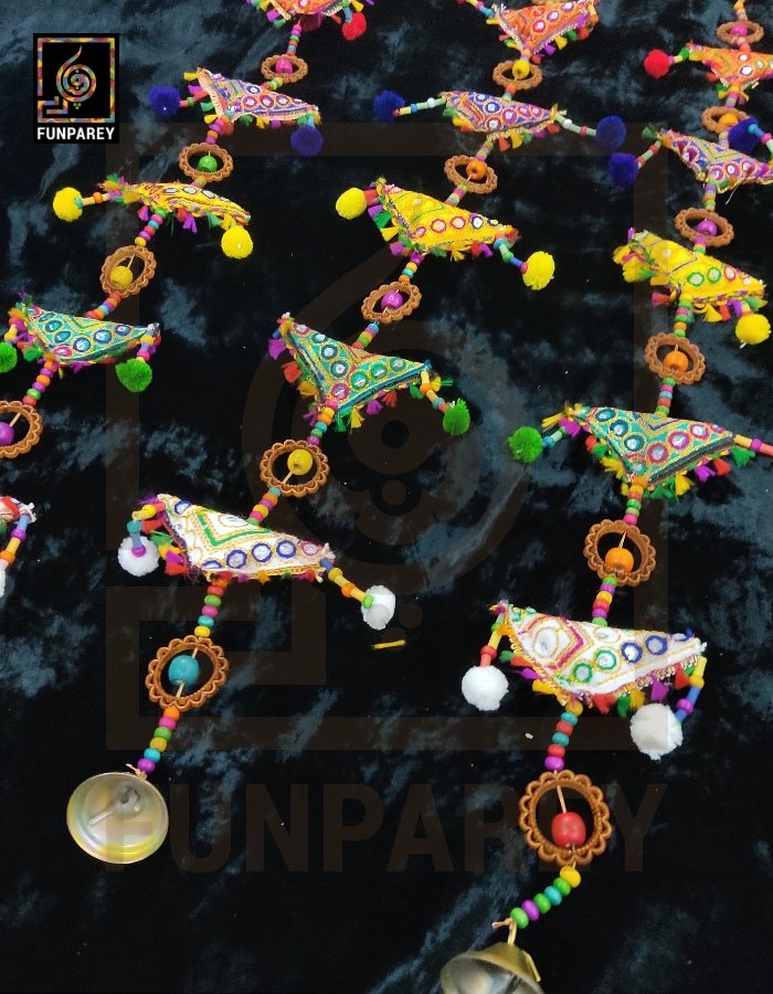 Handmade Antique Triangle Door Chime