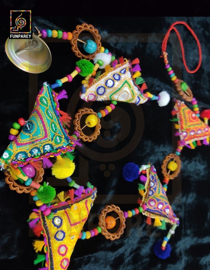 Handmade Antique Triangle Door Chime