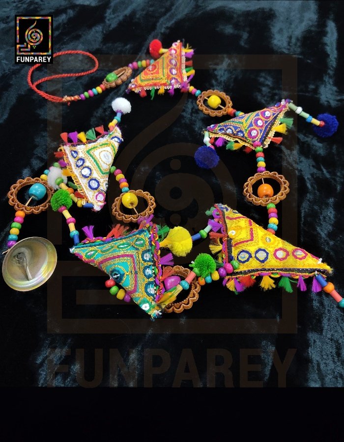 Handmade Antique Triangle Door Chime