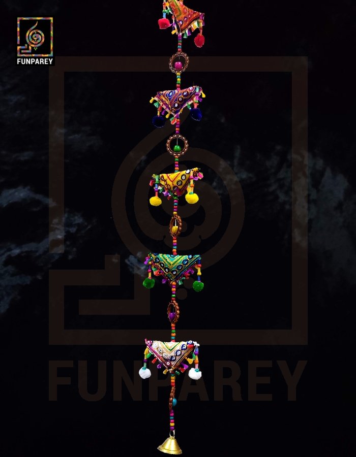 Handmade Antique Triangle Door Chime