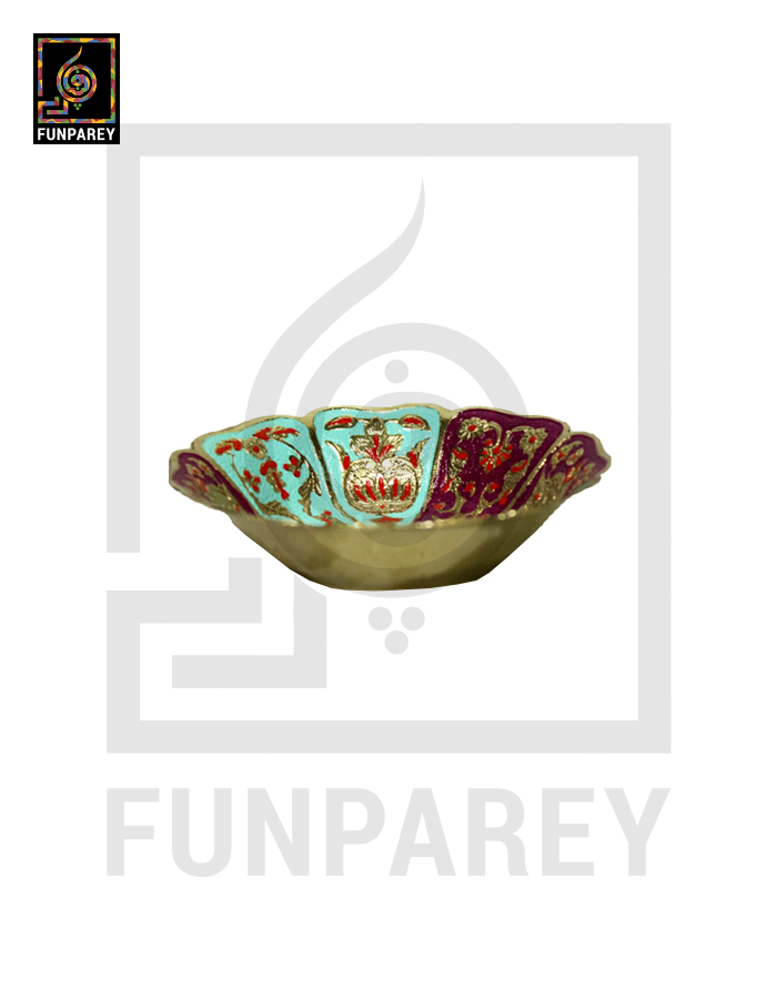 Handmade Decorative Distinct Brass Bowl 4"