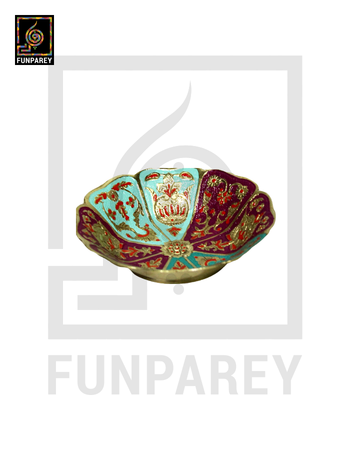Handmade Decorative Distinct Brass Bowl 4"