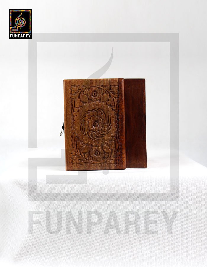 Hand Carved Wooden Jewelry Box 6/9