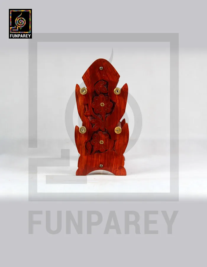 Hand Carved Wooden Bangle Stand