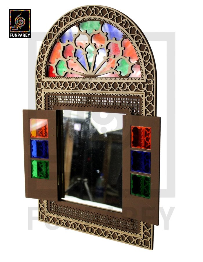 Handmade Decorative Doorway Mirror (XL) 20"