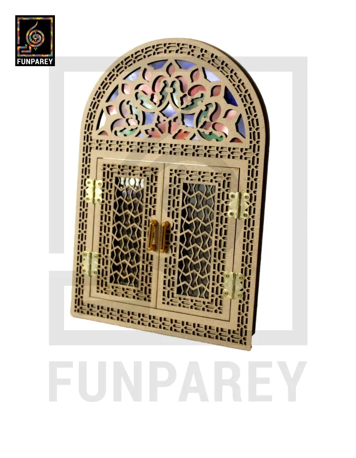 Handmade Decorative Doorway Mirror Bent (Small) 12"