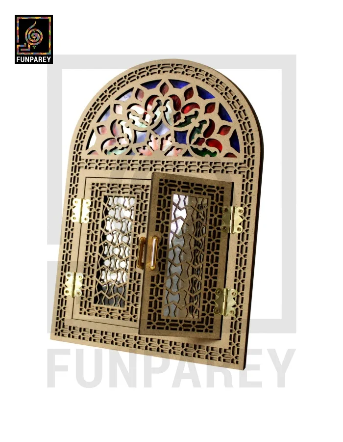 Handmade Decorative Doorway Mirror Bent (Small) 12"