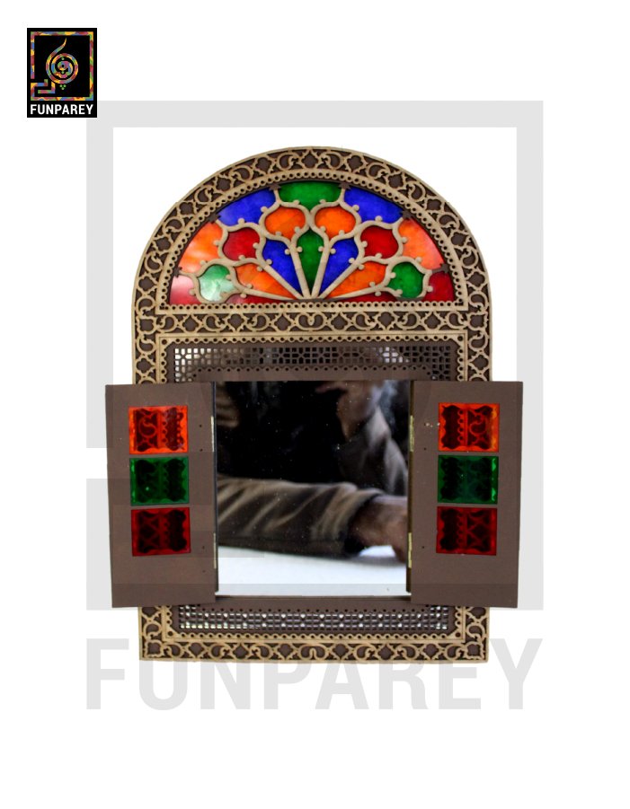 Handmade Decorative Doorway Mirror (Small) 12″