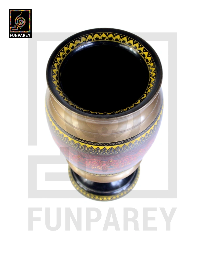 Wooden Planter Vase Naqshi Art