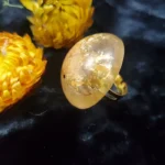 Faux Amber - Resin Ring 04