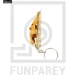 Hand Crafted Tribal Keychain with Kheri Camel Brown (3)