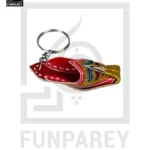 Hand Crafted Tribal Keychain – Khussa Chappal (1)