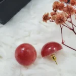 Handcrafted Cherry Bomb Resin Earrings 03