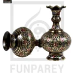 Handmade Long Throat Brass Vase 13″ (3)