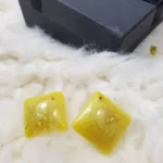 Resin Art Earrings Lemonade 03