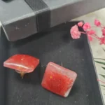 Sparkling Cherry Resin Earrings 03