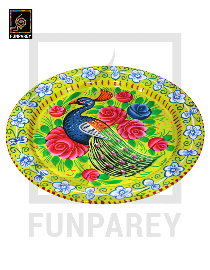 Tamchini Chainak Set (Truck Art Enamelware Tea Set) – Yellow