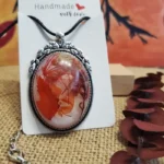 Antiquated Resin Pendant - FloraFused 004