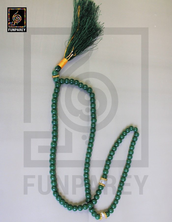 Tasbeeh / Misbaha Rosary 99 Beads – Myrtle green
