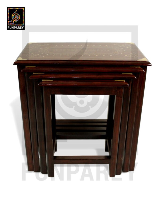 Nesting Tables With Galahad Brass Work