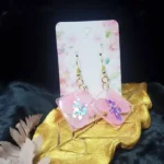 Handcrafted Epoxy Resin Earrings - Petal Pop 01