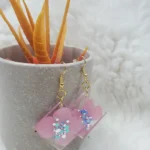 Handcrafted Epoxy Resin Earrings - Petal Pop 02