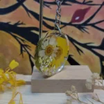 Handcrafted Resin Keychain - Pressed Whimsy 001 (2)