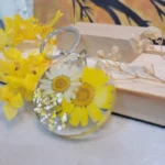 Handcrafted Resin Keychain - Pressed Whimsy 002