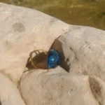 Handcrafted Resin Ring - Sapphire 003