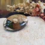 Handcrafted Resin Scarf Pin - Journey of Flowers 003