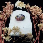 Handcrafted Resin Scraf Pin - Sylvan Prism 003