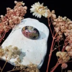 Handcrafted Resin Scraf Pin - Sylvan Prism 004