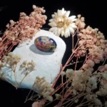 Handcrafted Resin Scraf Pin - Sylvan Prism 009