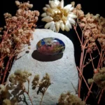 Handcrafted Resin Scraf Pin - Sylvan Prism 010