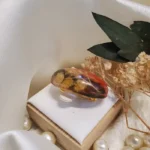 Handcrafted Scarf Pin - Rustica Botanica 005