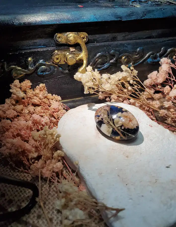 Handcrafted Scarf Pin - Whispers of Thistle