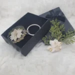 Handmade Epoxy Resin Keychain - Frosted Bloom 02