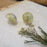 Handmade Resin Earrings - Contemplation 01