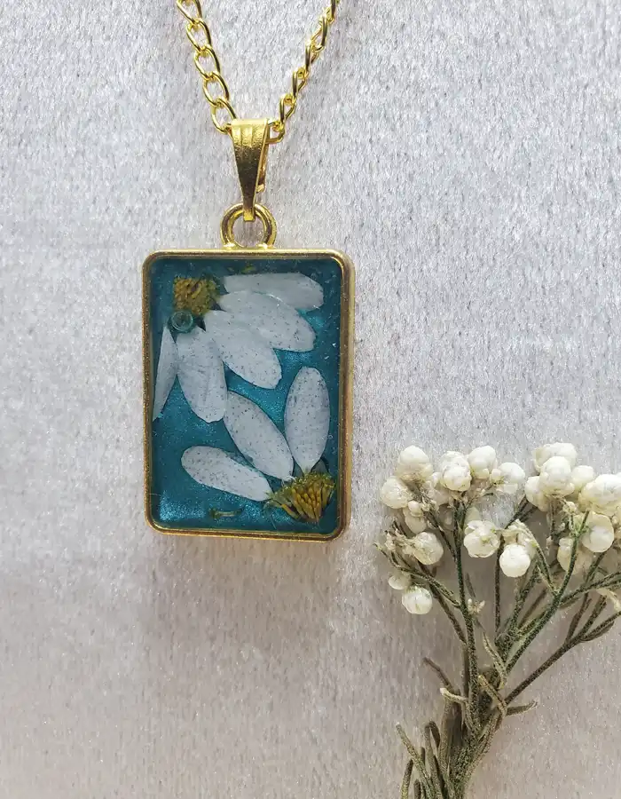 Handmade Resin Pendant - Bloomkeeper