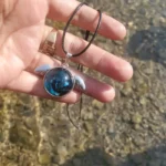 Handmade Resin Pendant - Cosmo Whirl 002