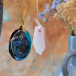 Handmade Resin Pendant - Falak-e-Raaz 03