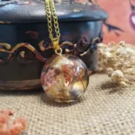 Handmade Resin Pendant - Poetic Blend 002