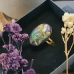 Handmade Resin Ring - Violet Hour 02