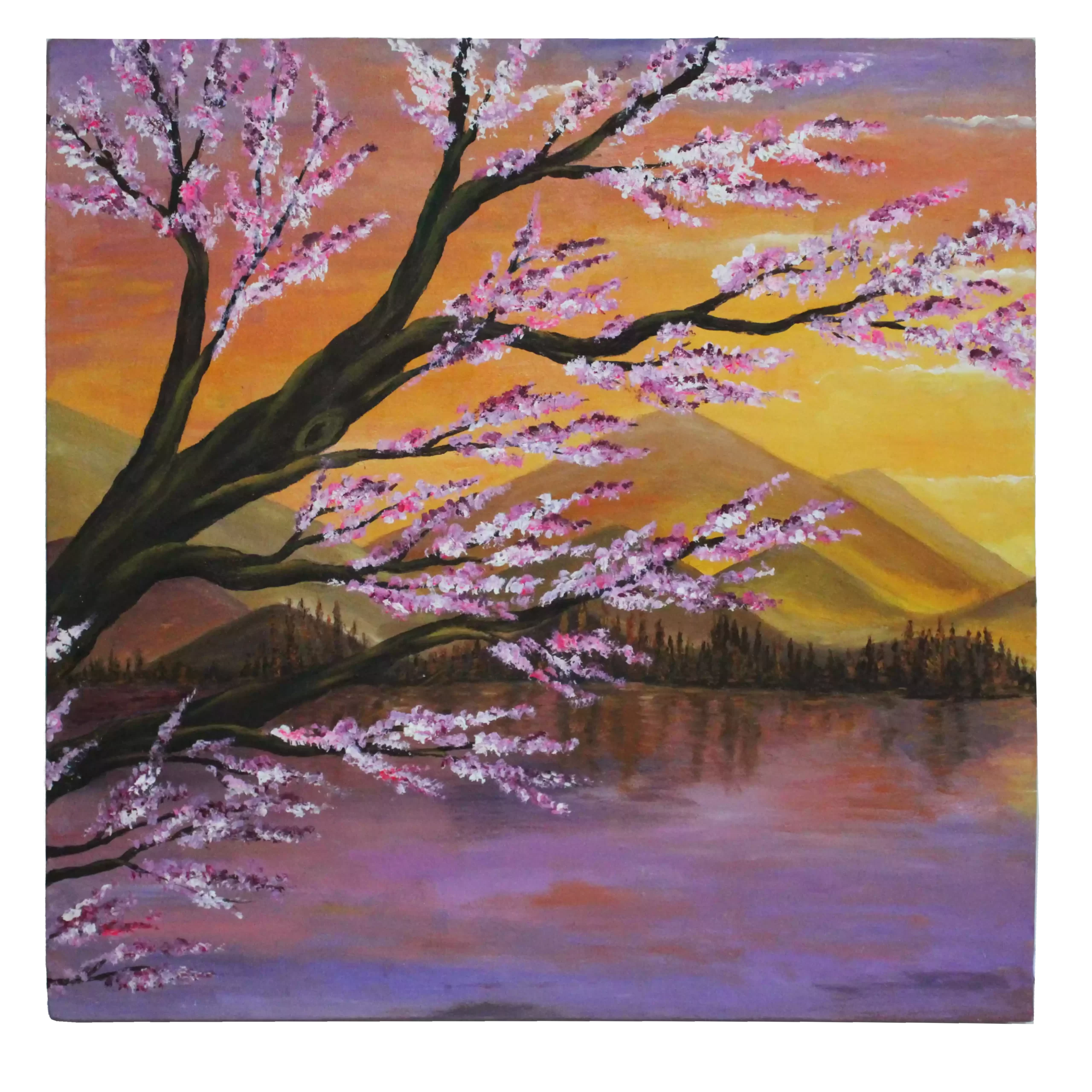 Oil Painting “Nature” – Set of 3