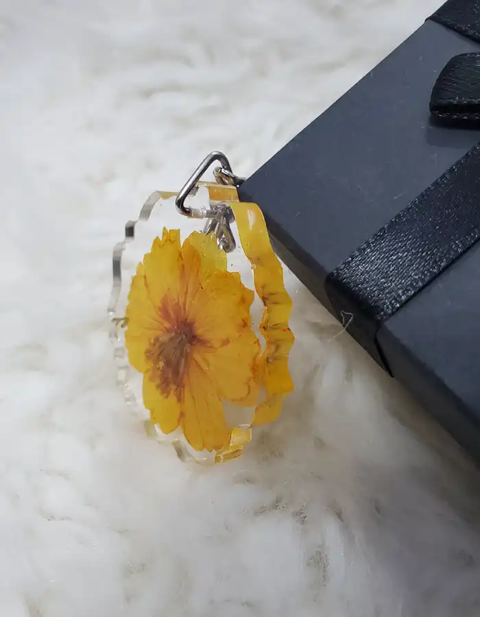 Phoolflare Wildflower Keychain - Yellow