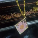 Resin Art Floral Pendant - Understated 01