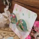 Resin Earrings - Morning Bloom 03