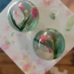 Resin Earrings - Morning Bloom 04