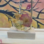 Resin Made Keychain - Wild Bloom 001